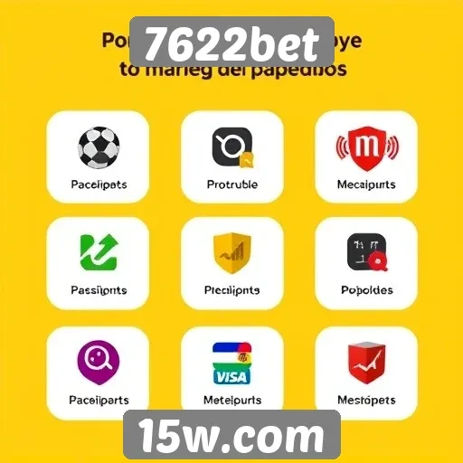 Métodos de pagamento aceitos no 7622bet